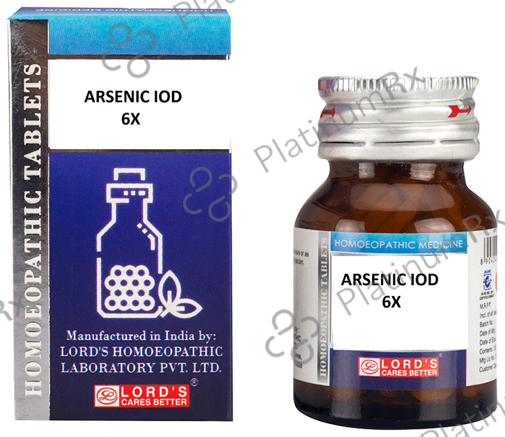 Lord's Arsenic Iod Trituration Tablet 6X 25 gm