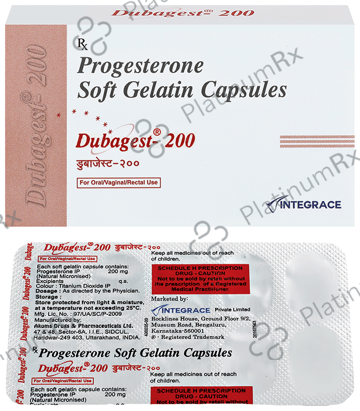 Dubagest 200mg Capsule 10s