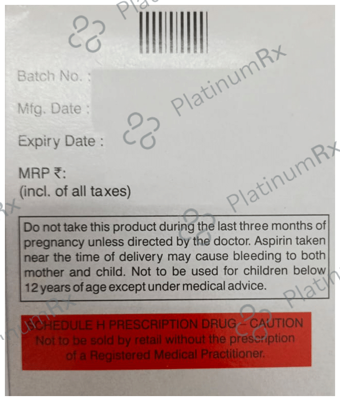 Tonact ASP 10/75mg Capsule 15s