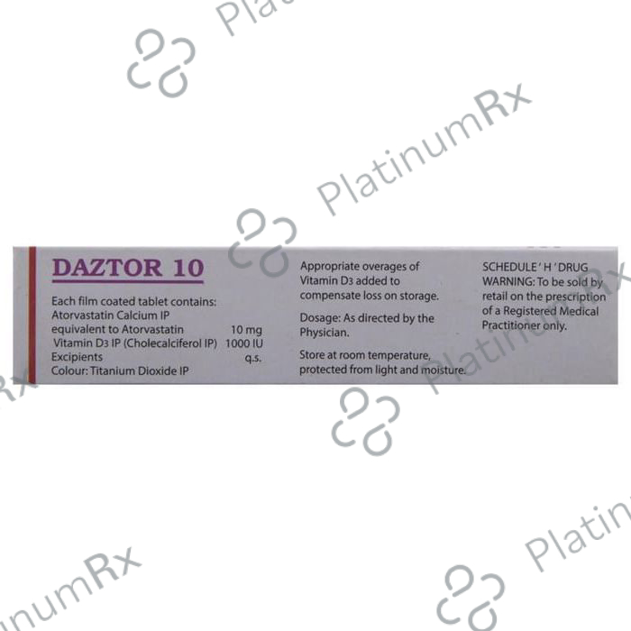 Daztor 10mg/1000IU Tablet 10s