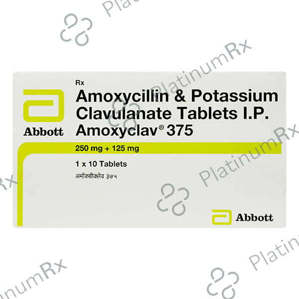 Amoxyclav 375mg Tab 10s