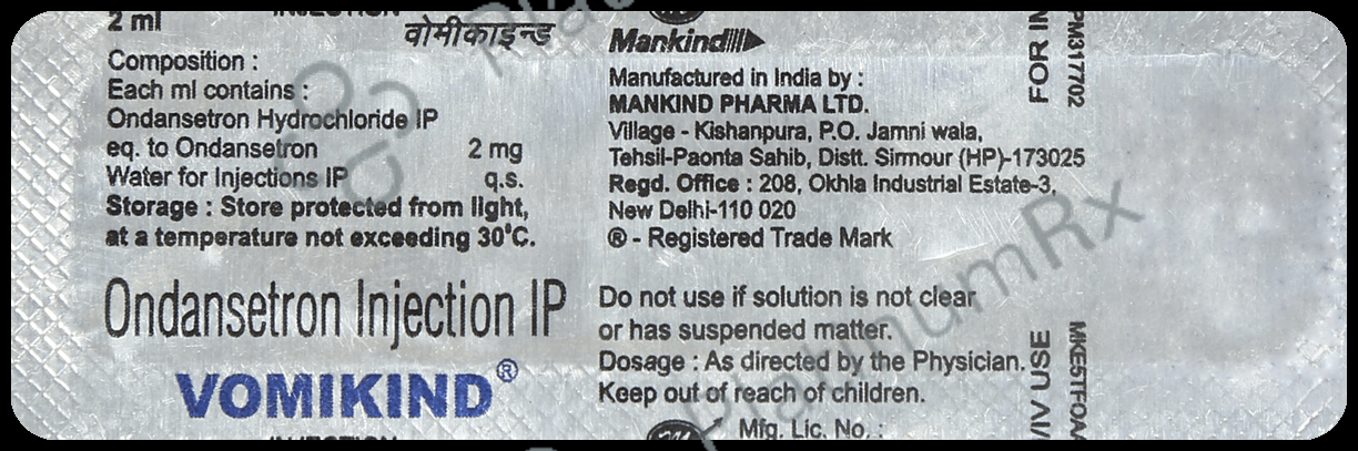 Vomikind 2mg Injection 2ml