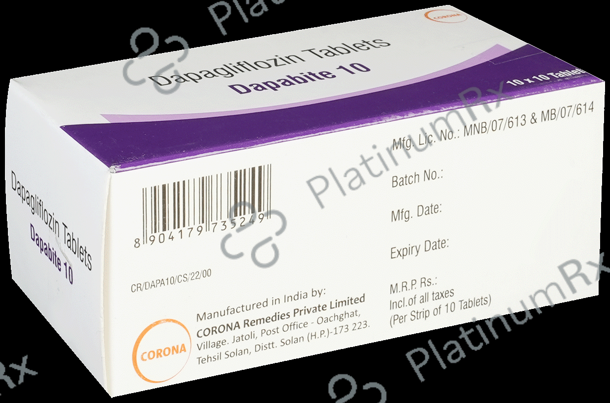 Dapabite 10mg Tablet 10s