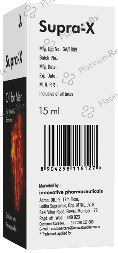 Supra-X Oil (15ml Each) 1 Bottle