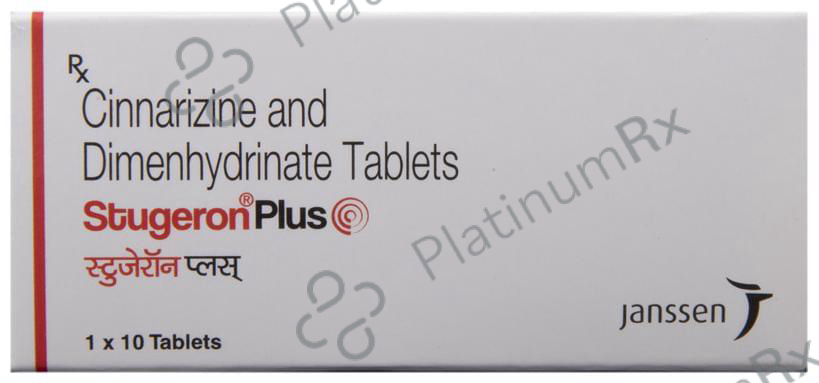 Stugeron Plus 20/40mg Tablet 10s