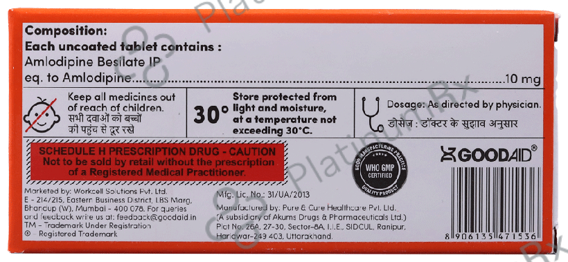Predipine 10 Tablet