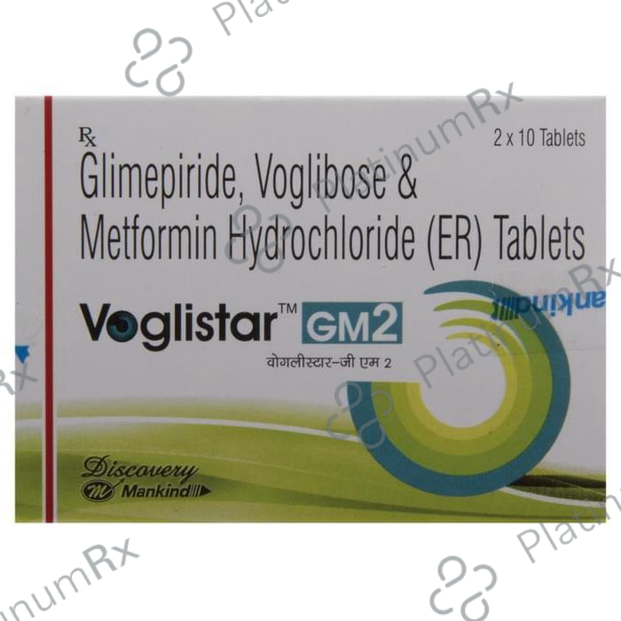 Voglistar GM2 Tablet ER 10 Tablet ER