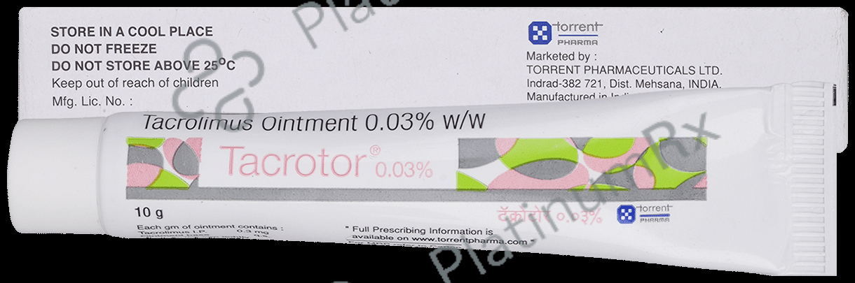 Tacrotor 0.03% Ointment 10 gm