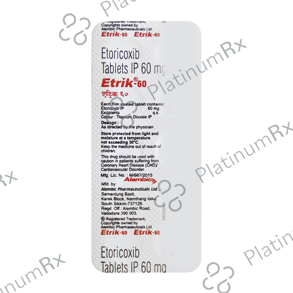 Etrik 60mg Tablet 10s