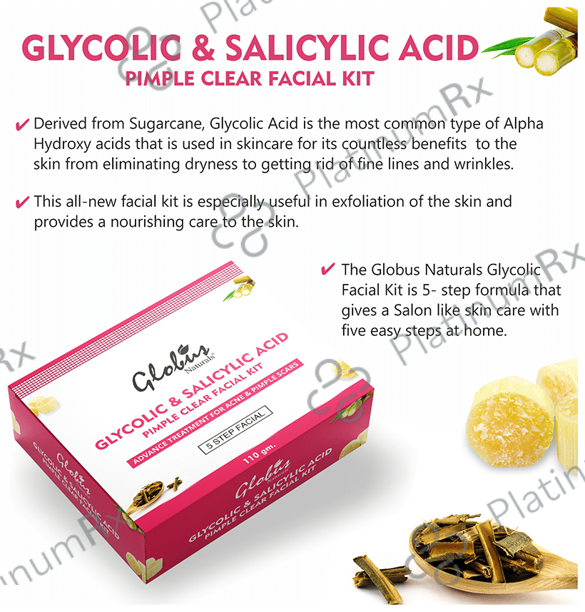 Globus Naturals Glycolic & Salicylic Acid Facial Kit