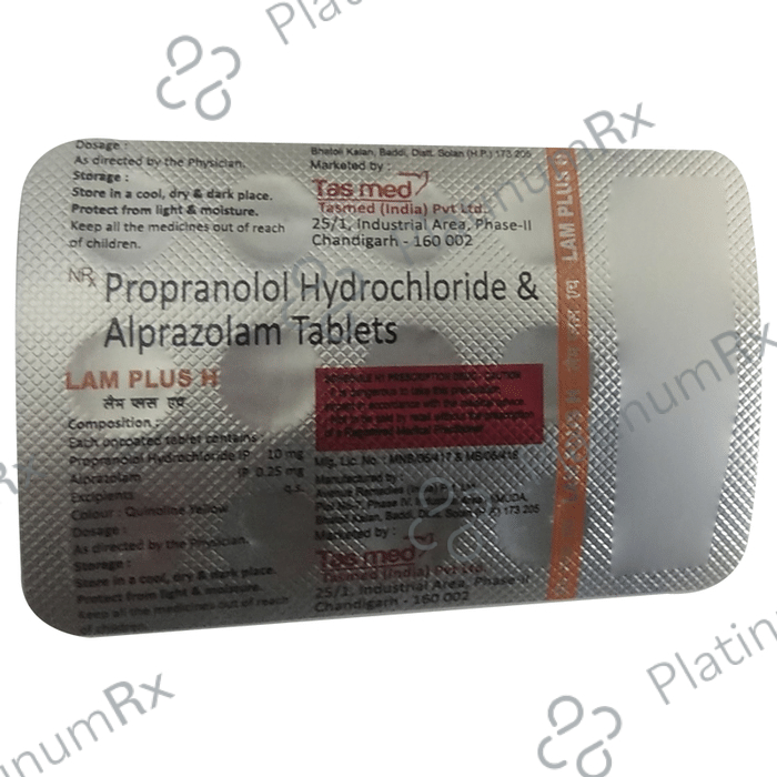 Lam Plus H 0.25 mg/10 mg Tablet