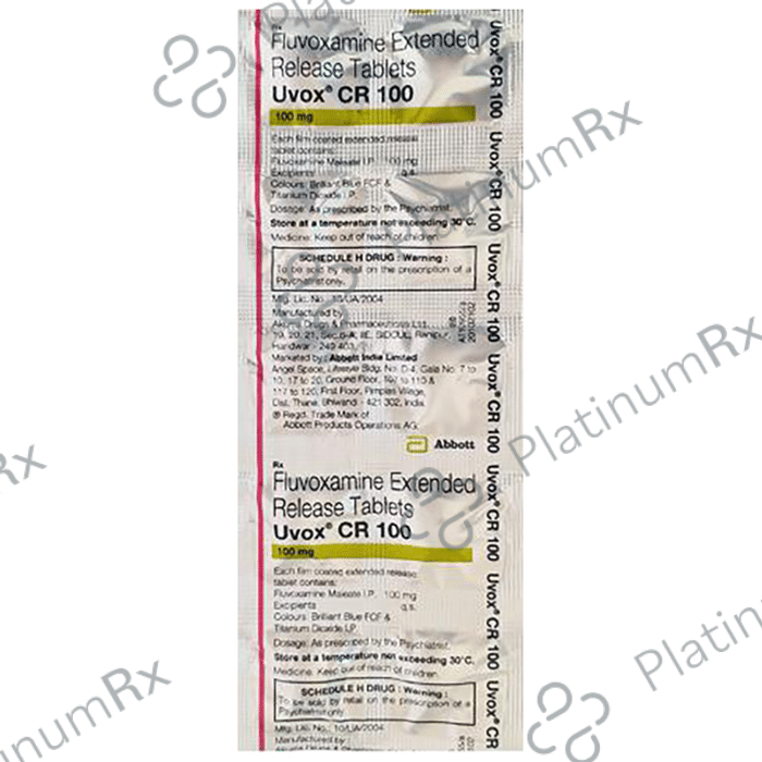Uvox CR 100mg Tablet 10s
