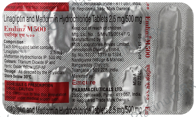 Enlinz M 500 Tablet