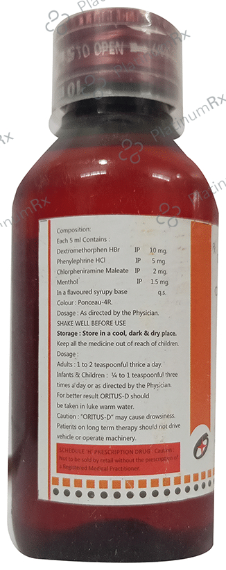 Oritus D Syrup New Improved