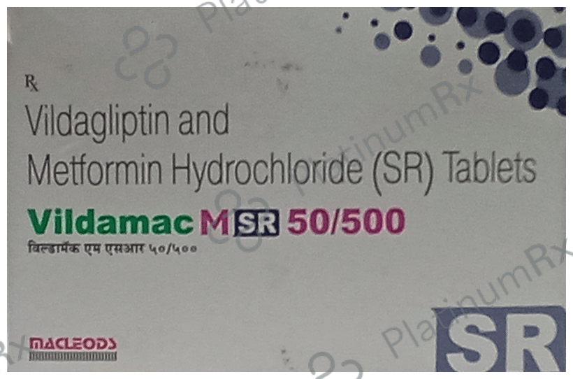 Vildamac M SR 50/500 Tablet