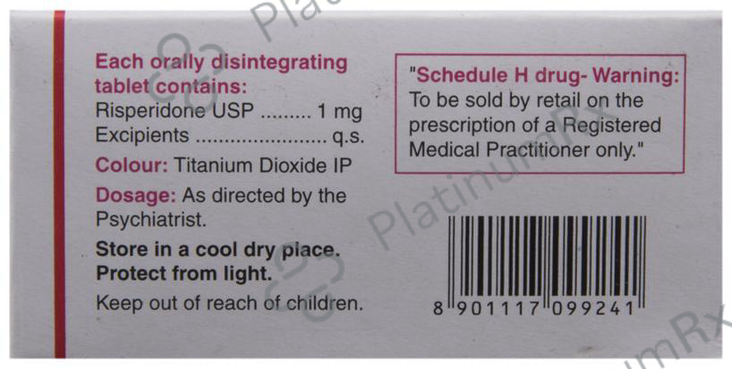 Risnia MD 1mg Tablet 10s