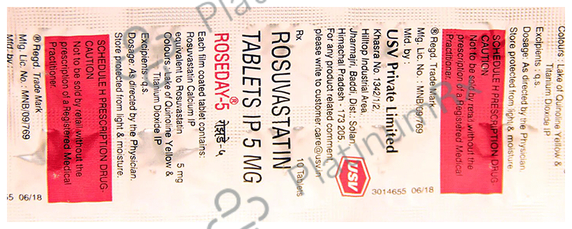 Roseday 5mg Tablet 15s