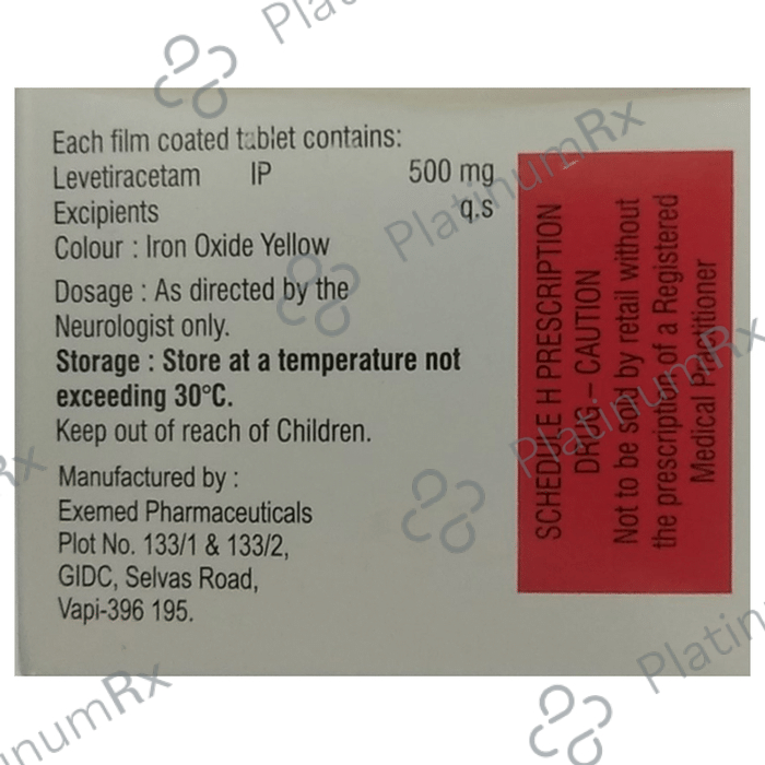 Epitra 500mg Tablet 10s