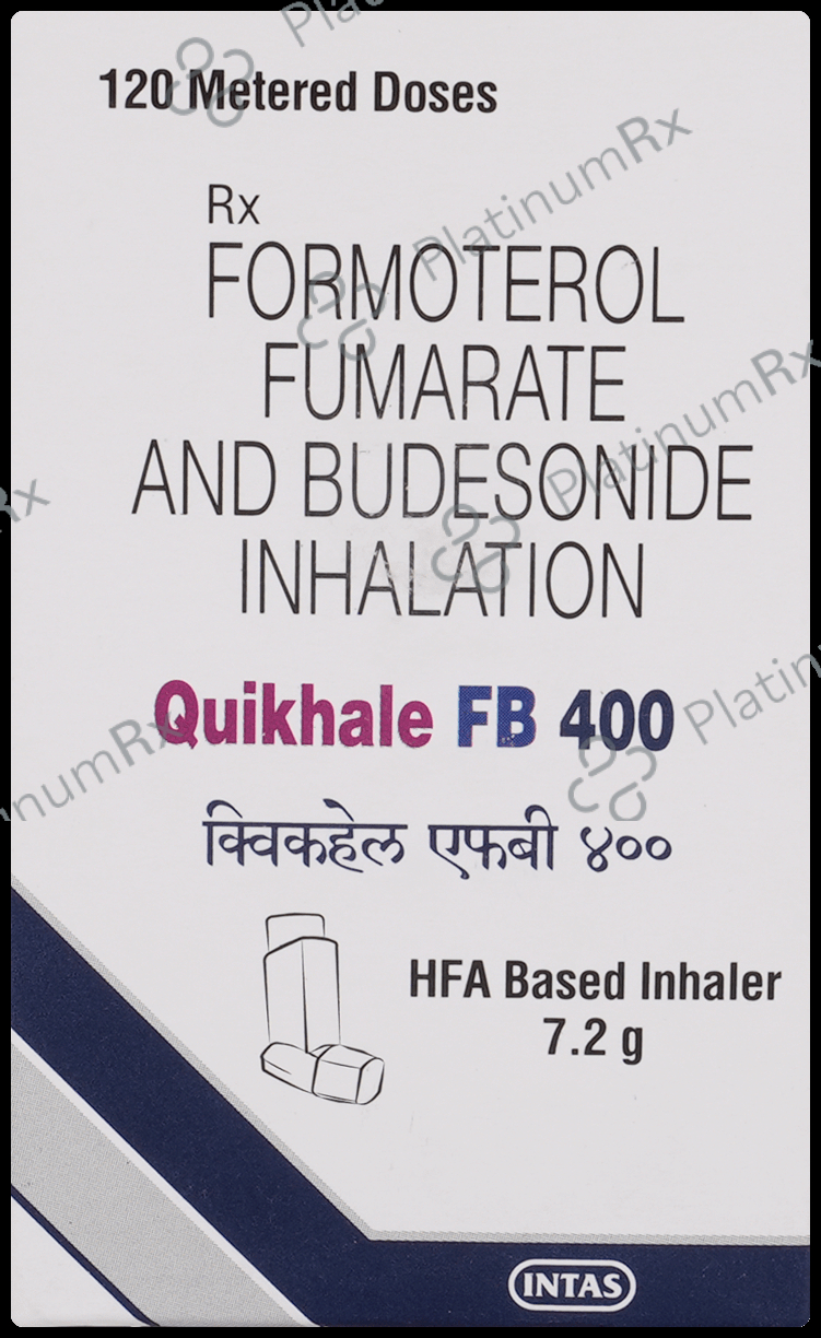 Quikhale FB 400/6mcg Inhaler 120MDI