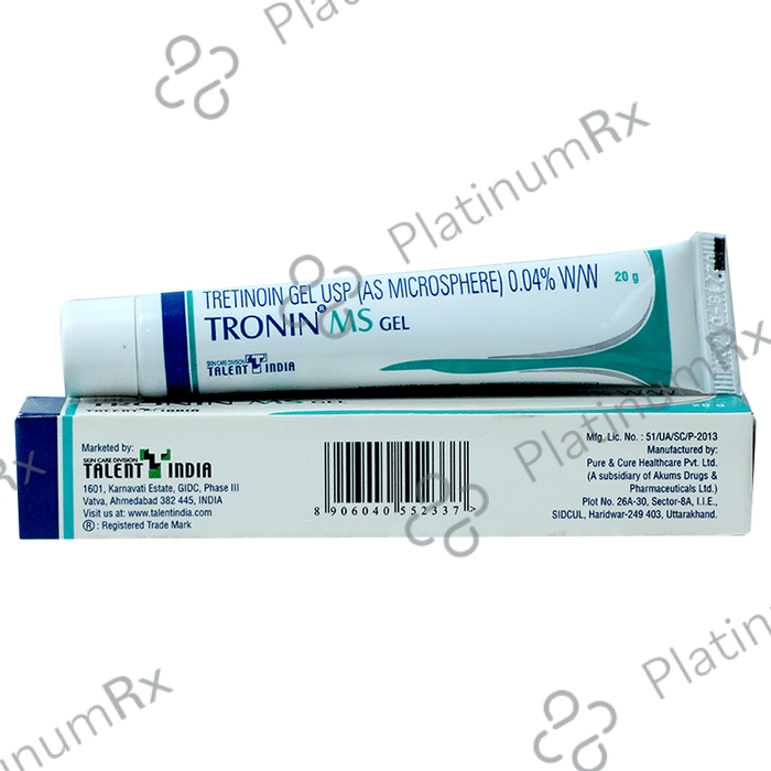 Tronin MS 0.04% Gel 20gm