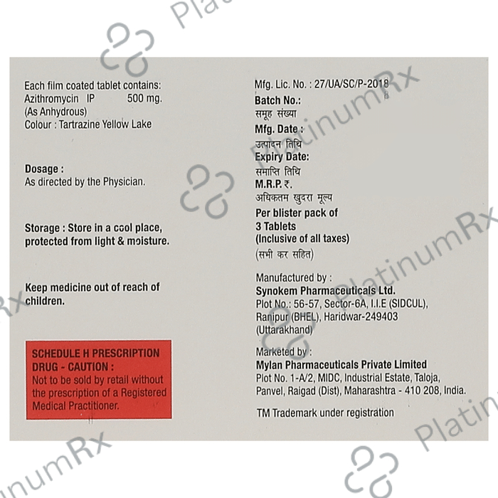 Azthris 500 Tablet