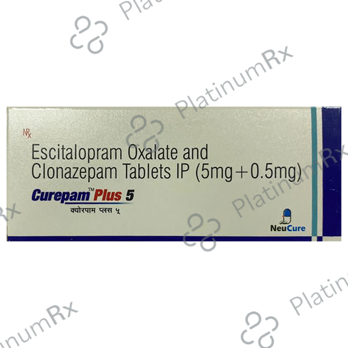 Curepam Plus 0.5mg/5mg Tablet