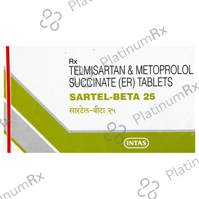 Sartel Beta 25/40mg Tablet ER 15s