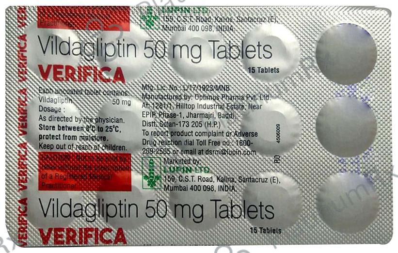 Verifica 50mg Tablet 15s