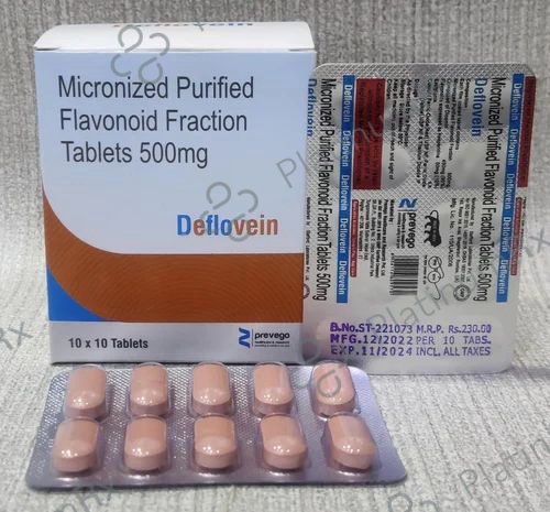 Deflovein 500mg Tablet 10s