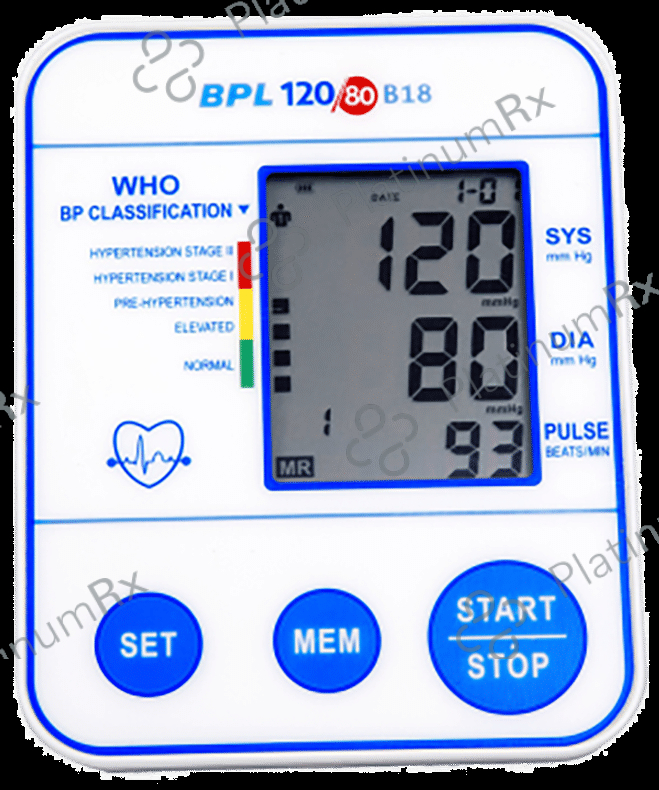 BPL B18 120/80 Blood Pressure Monitor
