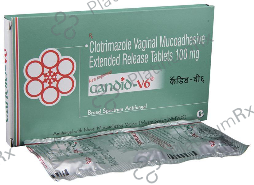 Candid V6 100mg Tablet ER 6s