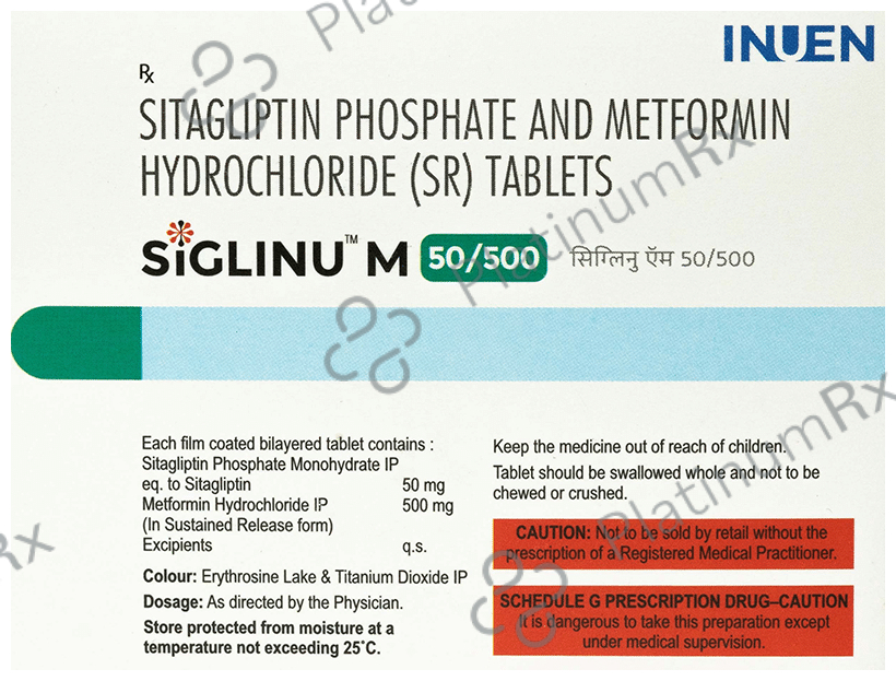 Siglinu M 50/500 Tablet SR