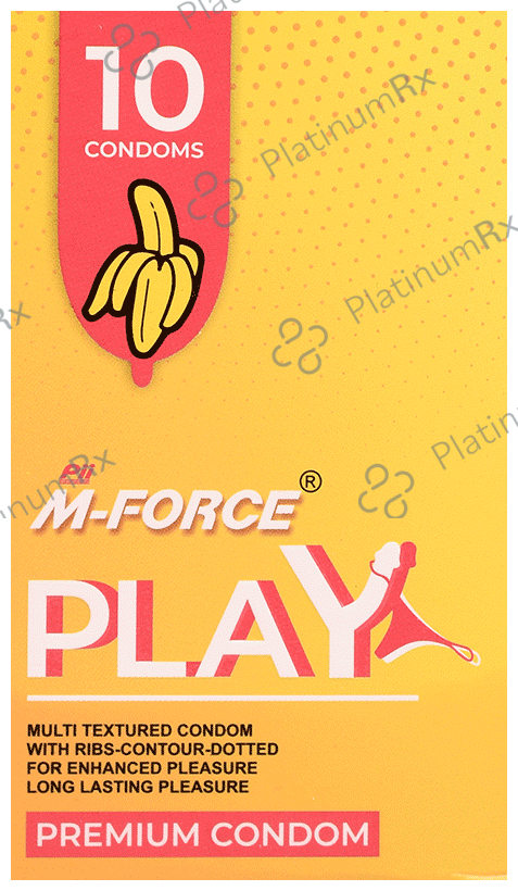PII M-Force Play Condom (10 Each)condon Banana