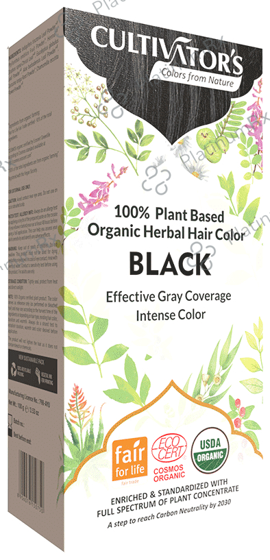 Cultivator's Organic Herbal Hair Color Black