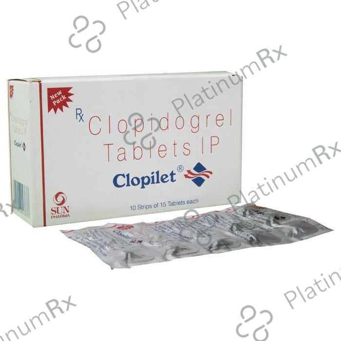 Clopilet 75mg Tablet 15s