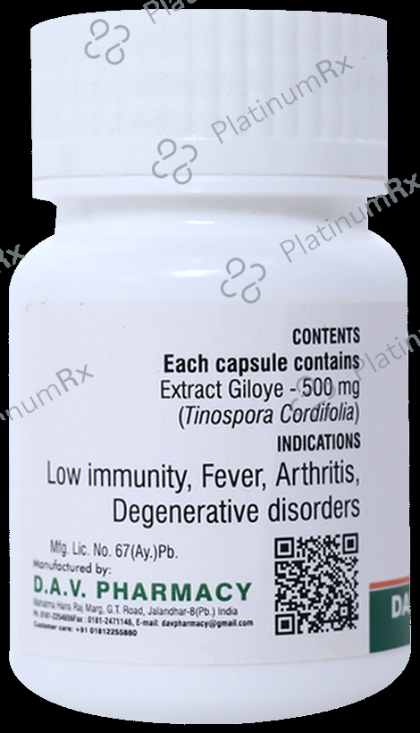 D.A.V. Giloy Capsule 25 capsules