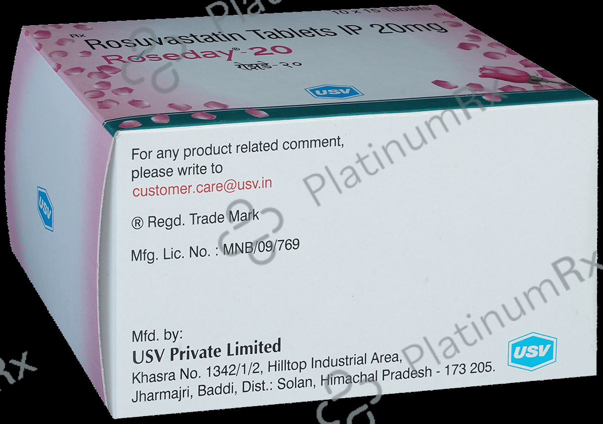Roseday 20mg Tablet 15s