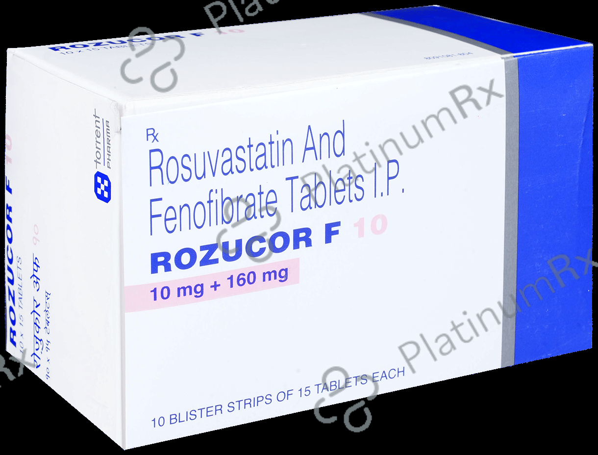 Rozucor F 160/10mg Tablet 15s