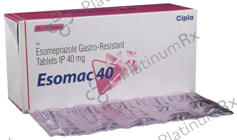 Esomac 40mg Tablet 15s