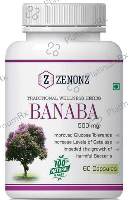 Zenonz Banaba 500mg Capsule