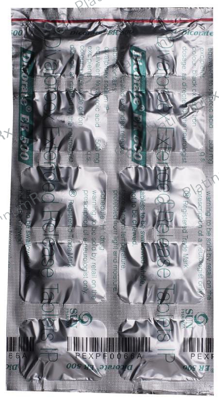 Dicorate ER 500mg Tablet ER 10s