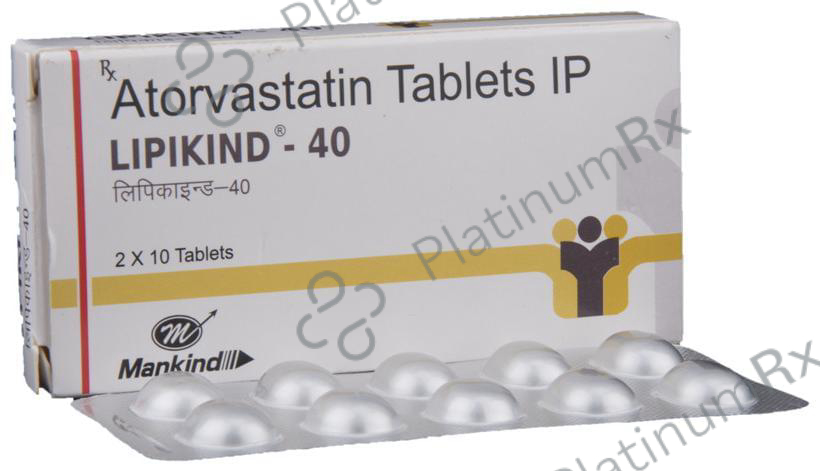 Lipikind 40mg Tablet 10s