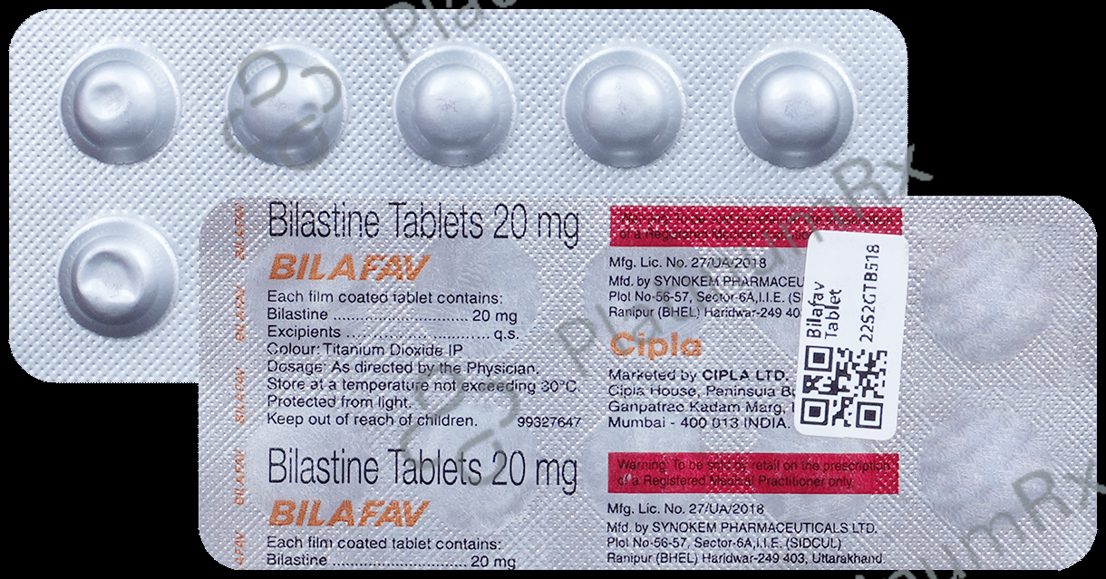 Bilafav 20mg Tablet 10s