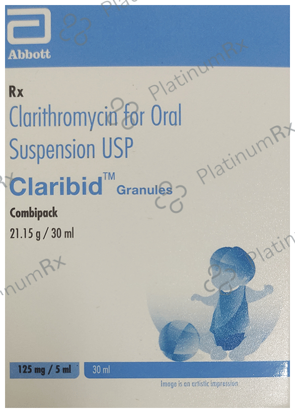Claribid 125mg Oral Suspension 30ml