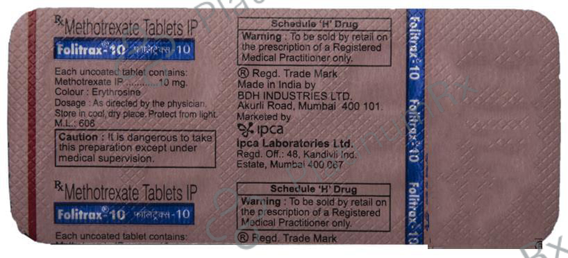 Folitrax 10mg Tablet 10s