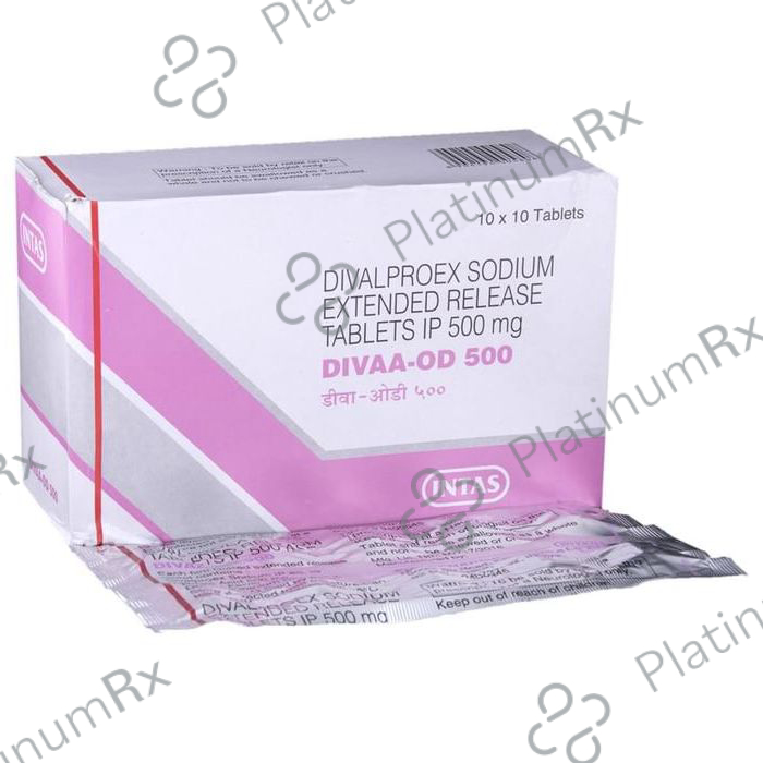 Divaa OD ER 500mg Tablet 10s