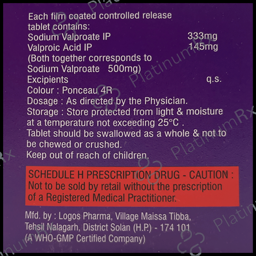 Zolpisys CR 500 Tablet