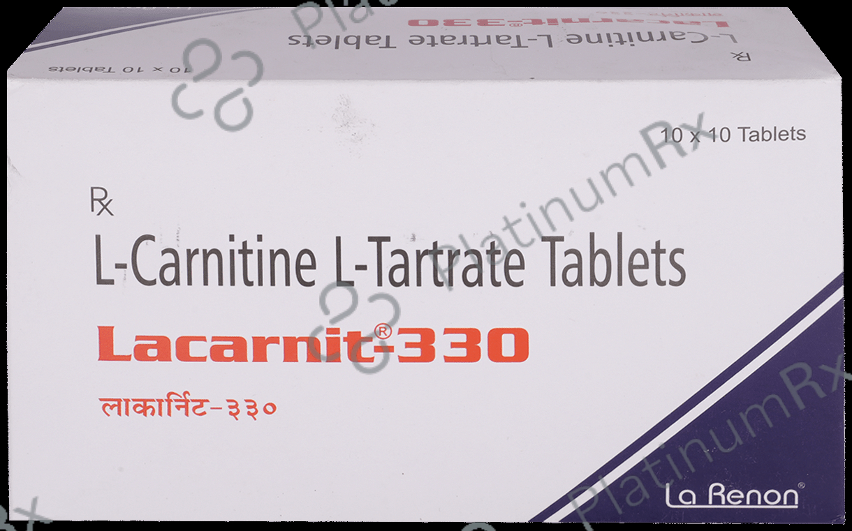 Lacarnit 330mg Tablet 10s