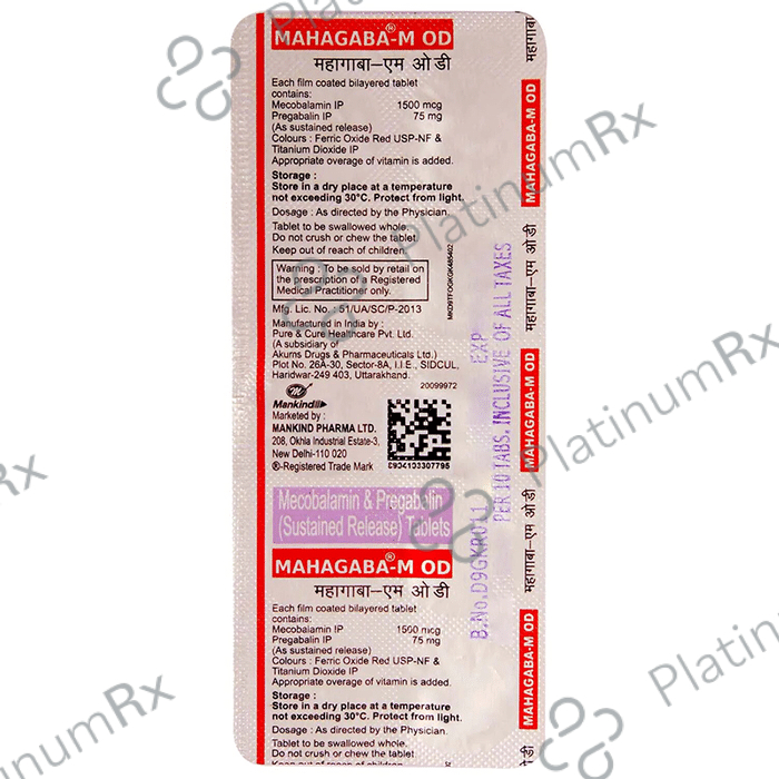 Mahagaba-M OD Tablet SR