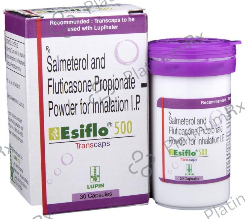Esiflo 500/50mcg Transcaps 30s